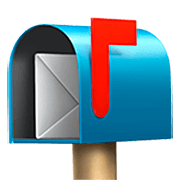 📬 Emoji offener Briefkasten mit Post Apple iOS 16.4.