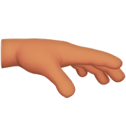 🫳🏽 Emoji Palma Da Mão Para Baixo: Pele Morena na Apple iOS 16.4.