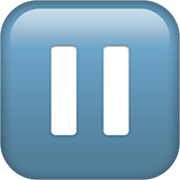 ⏸️ Emoji Botão Pausar na Apple iOS 16.4.