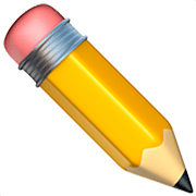 Émoji ✏️ Crayon sur Apple iOS 16.4.