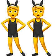 👯 Emoji Personas Con Orejas De Conejo en Apple iOS 16.4.