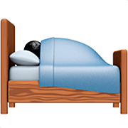 🛌 Emoji im Bett liegende Person Apple iOS 16.4.
