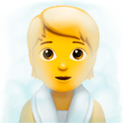 Emoji 🧖 Persona In Sauna su Apple iOS 16.4.