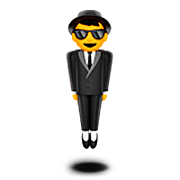 🕴️ Emoji schwebender Mann im Anzug Apple iOS 16.4.