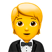 🤵 Emoji Persona Con Esmoquin en Apple iOS 16.4.
