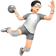🤾🏻 Emoji Handballspieler(in): helle Hautfarbe Apple iOS 16.4.