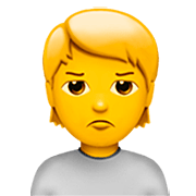 Emoji 🙎 Persona Imbronciata su Apple iOS 16.4.