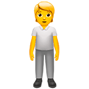 Emoji 🧍 Persona In Piedi su Apple iOS 16.4.