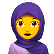 🧕 Emoji Mujer Con Hiyab en Apple iOS 16.4.