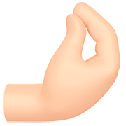🤌🏻 Emoji Dedos Pellizcados: Tono De Piel Claro en Apple iOS 16.4.