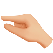 🤏🏼 Emoji Wenig-Geste: mittelhelle Hautfarbe Apple iOS 16.4.