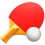 Emoji 🏓 Ping Pong su Apple iOS 16.4.