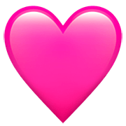 🩷 Emoji Corazon Rosa en Apple iOS 16.4.