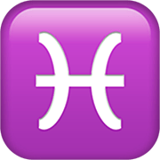 Emoji ♓ Segno Zodiacale Dei Pesci su Apple iOS 16.4.