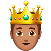 🤴🏽 Emoji Príncipe: Tono De Piel Medio en Apple iOS 16.4.