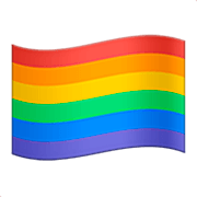 Emoji 🏳️‍🌈 Bandiera Arcobaleno su Apple iOS 16.4.