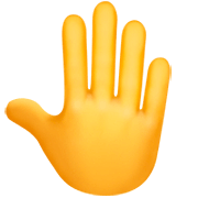 🤚 Emoji erhobene Hand von hinten Apple iOS 16.4.