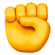 ✊ Emoji erhobene Faust Apple iOS 16.4.