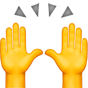 Émoji 🙌 Mains Levées sur Apple iOS 16.4.