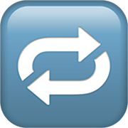 Emoji 🔁 Pulsante Di Ripetizione Della Riproduzione su Apple iOS 16.4.