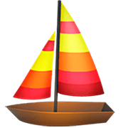 Emoji ⛵ Barca A Vela su Apple iOS 16.4.