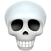 Émoji 💀 Crâne sur Apple iOS 16.4.