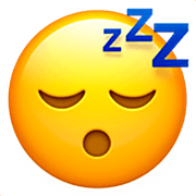 😴 Emoji Rosto Dormindo na Apple iOS 16.4.