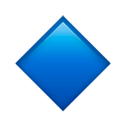 🔹 Emoji Losango Azul Pequeno na Apple iOS 16.4.