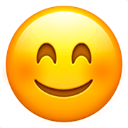 😊 Emoji lächelndes Gesicht mit lachenden Augen Apple iOS 16.4.