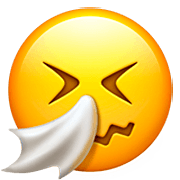 🤧 Emoji Cara Estornudando en Apple iOS 16.4.