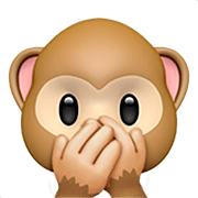 Emoji 🙊 Non Parlo su Apple iOS 16.4.