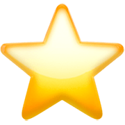 Émoji ⭐ étoile sur Apple iOS 16.4.