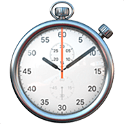 Emoji ⏱️ Cronometro su Apple iOS 16.4.