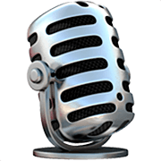 Emoji 🎙️ Microfono Radiofonico su Apple iOS 16.4.