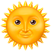Emoji 🌞 Faccina Sole su Apple iOS 16.4.