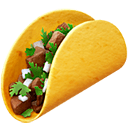 Émoji 🌮 Taco sur Apple iOS 16.4.