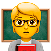 🧑‍🏫 Emoji Lehrer(in) Apple iOS 16.4.