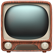 Emoji 📺 Televisore su Apple iOS 16.4.