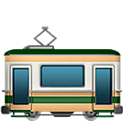 🚋 Emoji Vagón De Tranvía en Apple iOS 16.4.