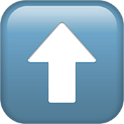 Emoji ⬆️ Freccia Rivolta Verso L’alto su Apple iOS 16.4.