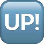 🆙 Emoji Botão «UP!» na Apple iOS 16.4.
