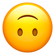 Emoji 🙃 Faccina Sottosopra su Apple iOS 16.4.