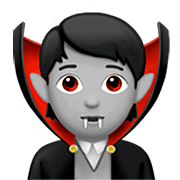 Émoji 🧛🏼 Vampire : Peau Moyennement Claire sur Apple iOS 16.4.