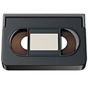 Emoji 📼 Videocassetta su Apple iOS 16.4.
