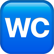 Emoji 🚾 Simbolo Del WC su Apple iOS 16.4.