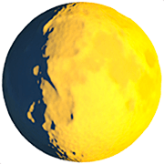 Émoji 🌔 Lune Gibbeuse Croissante sur Apple iOS 16.4.