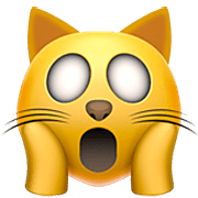 Emoji 🙀 Gatto Esterrefatto su Apple iOS 16.4.