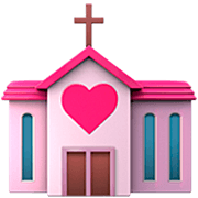 Emoji 💒 Chiesa Per Matrimonio su Apple iOS 16.4.