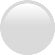 Emoji ⚪ Cerchio Bianco su Apple iOS 16.4.