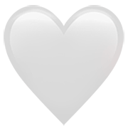 🤍 Emoji Corazón Blanco en Apple iOS 16.4.